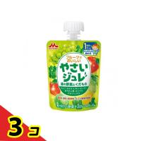 森永 フルーツでおいしいやさいジュレ 緑の野菜とくだもの 70g  3個セット | 通販できるみんなのお薬