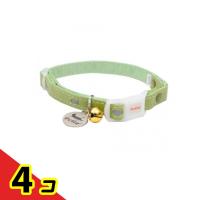 ペティオ 猫用 CAT COLLAR キャットカラー フィッシュレザーカラー グリーン 1本入 (CC9645)  4個セット | 通販できるみんなのお薬