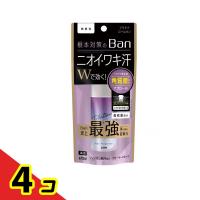 Ban(バン) 汗ブロック プラチナロールオン 無香性 40mL  4個セット | 通販できるみんなのお薬