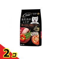 シーザー 自然素材レシピ 蒸しささみ・厳選ビーフ&amp;パプリカ いんげん 60g (×4袋入)  2個セット | 通販できるみんなのお薬