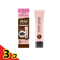 テンスター ヘナ リタッチカラートリートメント 6ダークブラウン 65g  3個セット | 通販できるみんなのお薬(みんなのお薬)