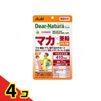 サプリ 亜鉛 マカ サプリメント アサヒ Dear-Natura Style ディアナチュラスタイル マカ×亜鉛 120粒 60日分  4個セット | 通販できるみんなのお薬(みんなのお薬)