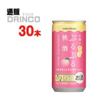 リキュール ぷるぷる 桃酒 190ml 缶 30本 ( 30 本 × 1 ケース  ) 白鶴 | 通販ドリンコ