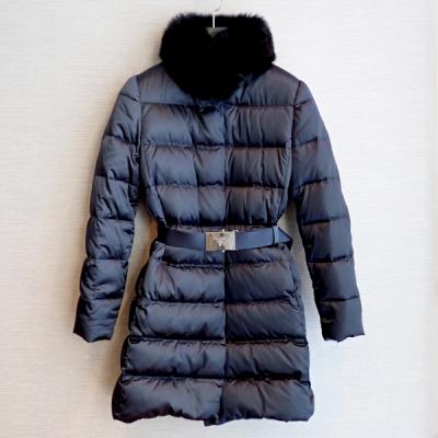 ❤️PRADAダウン❤️新品　38(7〜9号) プラダ ダウン ファー（レディースコート、ジャケット