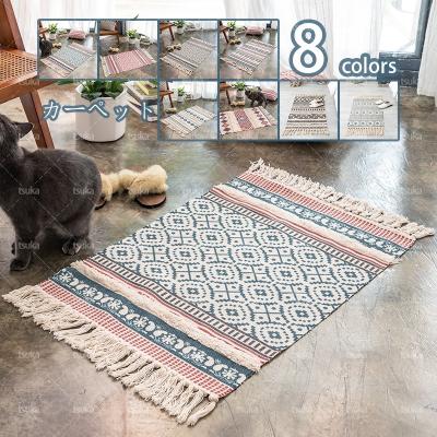 76x203cm・キリム(35)廊下敷き・ギャッベ・じゅうたん、キッチンマット