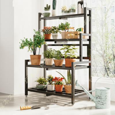 フラワースタンド アイアン 4段（花、ガーデニング）のおすすめ人気