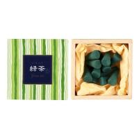 【お香】日本香堂 かゆらぎ 緑茶 コーン型12個入 | つかさ石材ヤフーショップ