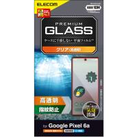エレコム PM-P221FLGG Google Pixel 6a ガラスフィルム 高透明 硬度10H 指紋防止 傷防止 指紋認証対応 飛散防止 エアーレス | ツクモYahoo!店