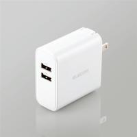 エレコム MPA-ACU05WH 24W AF×2 AC充電器 ホワイト | ツクモYahoo!店