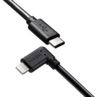 エレコム MPA-CLL20BK USB C-Lightningケーブル USB Power Delivery対応 L字コネクタ 抗菌 2.0m ブラック | ツクモYahoo!店