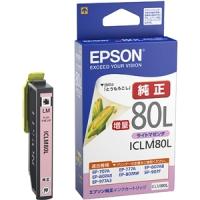 インク エプソン 純正 カートリッジ インクカートリッジ EPSON ICLM80L／増量タイプ （ライトマゼンタ） | ツクモYahoo!店
