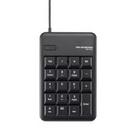エレコム　TK-TCM012BK　2ポートUSB2.0ハブ付USBテンキーボード（ブラック） | ツクモYahoo!店