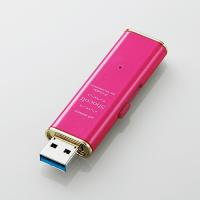 エレコム MF-XWU332GPND USB3.0対応スライド式USBメモリ 「Shocolf」 ラズベリーピンク 32GB | ツクモYahoo!店