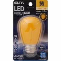ELPA エルパ LED電球 「サイン球形」(黄色・口金E26)  LDS1Y-G-G903 | ツクモYahoo!店