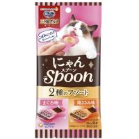 ユニ・チャーム 三ツ星にゃんSpoon2種まぐろ&amp;ささみ 40g | ツクモYahoo!店