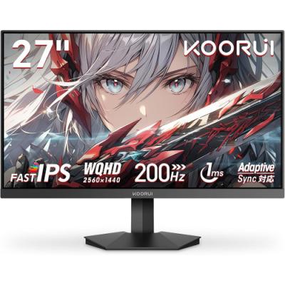 koorui モニター 27インチ（パソコン用ディスプレイ、モニター
