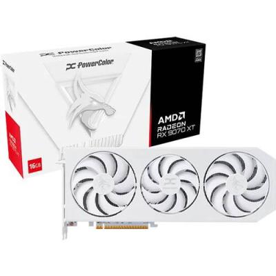 Hellhound Spectral White AMD Radeon RX 9070 XT 16GB GDDR6 : ツクモ