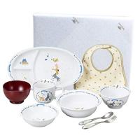 【NARUMIオリジナル包装済】NARUMI(ナルミ) 子ども用 食器セット まんてんセット ブレーメン ブルー 9点セット 電子レンジ対応 日本製 | つなぐstore