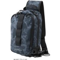 シマノ スリング ショルダーバッグ BS-025T ブラックカモ Mサイズ / タックルバッグ shimano 釣具 | 釣人館ますだ Yahoo!店