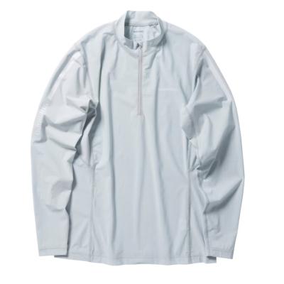 ウォーターリペル ハーフジップシャツ ロングスリーブ sh-040xの