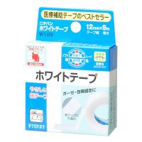 ニチバン ホワイトテープ (1個) 12mm×9m 紙テープ サージカルテープ 固定用テープ | ツルハドラッグ ヤフー店