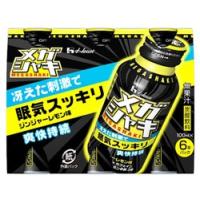 ハウスウェルネス メガシャキ ジンジャーレモン味 (100mL×6本入) 仕事、勉強、ドライブに　※軽減税率対象商品 | ツルハドラッグ ヤフー店