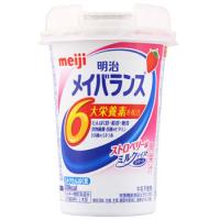 明治 メイバランス ミニカップ ストロベリー味 (125mL) Miniカップ 栄養機能食品　※軽減税率対象商品 | ツルハドラッグ ヤフー店