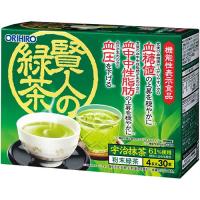 オリヒロ 賢人の緑茶 (4g×30本) 機能性表示食品　※軽減税率対象商品 | ツルハドラッグ ヤフー店