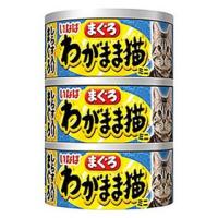 いなばペットフード　わがまま猫　まぐろ　ミニ　しらす入りまぐろ　(60g×3缶)　キャットフード　猫缶 | ツルハドラッグ ヤフー店