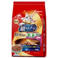 ユニチャーム　ペットケア　銀のスプーン　贅沢うまみ仕立て　毛玉ケア　お魚づくし　(900g)　キャットフード　ドライ | ツルハドラッグ ヤフー店