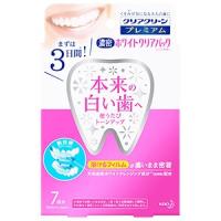 花王 クリアクリーン プレミアム ホワイトクリアパック ハミガキ (7回分) 美白歯みがき | ツルハドラッグ ヤフー店