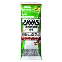 明治 ザバス ソイプロテイン100 ココア味 トライアルタイプ (10.5g) プロテインパウダー SAVAS　※軽減税率対象商品 | ツルハドラッグ ヤフー店