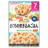 和光堂 具たっぷりグーグーキッチン まぐろの炊き込みごはん (80g) 7か月頃から ベビーフード 離乳食　※軽減税率対象商品 | ツルハドラッグ ヤフー店