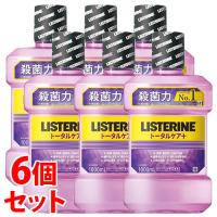 《セット販売》　JNTLコンシューマーヘルス 薬用 リステリン トータルケア プラス クリーンミント味 (1000mL)×6個セット 液体歯磨き　医薬部外品　送料無料 | ツルハドラッグ ヤフー店