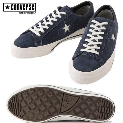 コンバース ワンスター ゴルフシューズ スエード（ネイビー） CONVERSE(コンバース) ONE STAR GF SUEDE［NAVY］【UNISEX