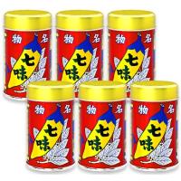 八幡屋礒五郎 七味唐がらし 缶 14g × 6本 | にっぽん津々浦々