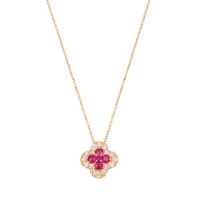 ❣️TSUTSUMI ルビーダイモンドK18ネックレス美品❣️ ジュエリーツツミ ネックレス（石の素材：ルビー）のおすすめ