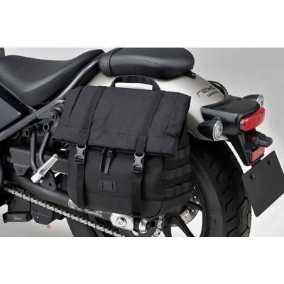 自転車用サドルバッグ 9L ブラック➕サポート（レブル） Amazon | KEMIMOTO サイドバッグ 9L マフラー対応 干渉なし