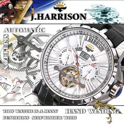 J.HARRISON ジョンハリソン 自動巻き腕時計 メンズ シルバー TTshop - J.HARRISON(ジョンハリソン)｜Yahoo!ショッピング