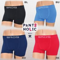 メンズワコール　ブロスＢＲＯＳ　GT3880 　PANTS HOLIC 　S〜Lサイズ 　メンズインナー　ソフトフィットボクサー　前閉じ・ノーマル丈　　成型タイプ 