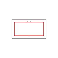 ato2036-5820 ▼▲ 共通用ラベル 赤枠 1000片 ※10巻単位でご注文ください 10ケ サトー 419999041 10入り | ドクタープライム