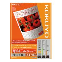 ato5967-3774  インクジェットプリンタ用紙厚みしっかり スーパーファイングレード A4 100枚 1ケ コクヨ KJ-M16A4 | ドクタープライム