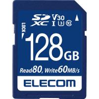 ato6617-1218  SDXCカード/128GB UHS-I U3 80MB/s 128G 1ケ エレコム MF-FS128GU13V3R | ドクタープライム