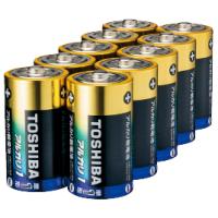 アルカリ乾電池単1形（10本）  東芝 027208*5 教育施設限定商品 ed 121084 | ドクタープライム