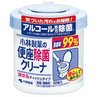 ato5438-0974  小林製薬の便座除菌クリーナ 本体 シートサイズ140×210mm 50枚 1ケ 小林製薬 401705 | 文具の月島堂