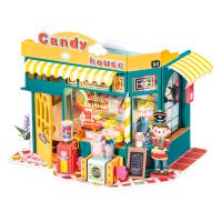 つくるんです DG158 キャンディハウス｜ロボタイム 日本公式販売／日本語説明書付 DIY ミニチュアハウス ドールハウス | つくるんですオンラインYahoo!店