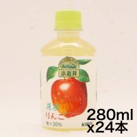 小岩井 純水りんご 280ml PET×24本 | ストアチュラロンコン