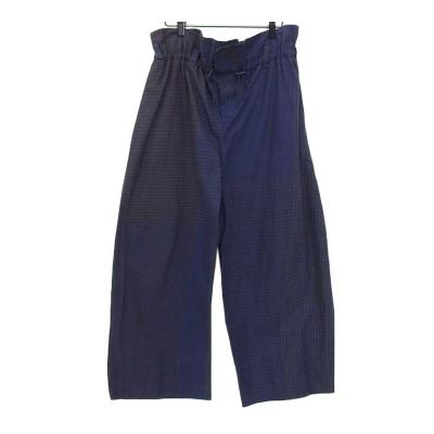 ステラマッカートニー チェック柄 ワイドパンツ レディース ブルー  