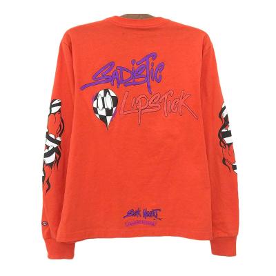 CHROME HEARTS メンズ半袖Tシャツ、カットソー(色:レッド系 CHROME HEARTS メンズ半袖Tシャツ、カットソー(色:レッド系