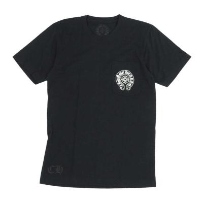 CHROME HEARTS グレー Tシャツ ネイビー刺繍 S CHROME HEARTS グレー Tシャツ ネイビー刺繍 S CHROME HEARTS